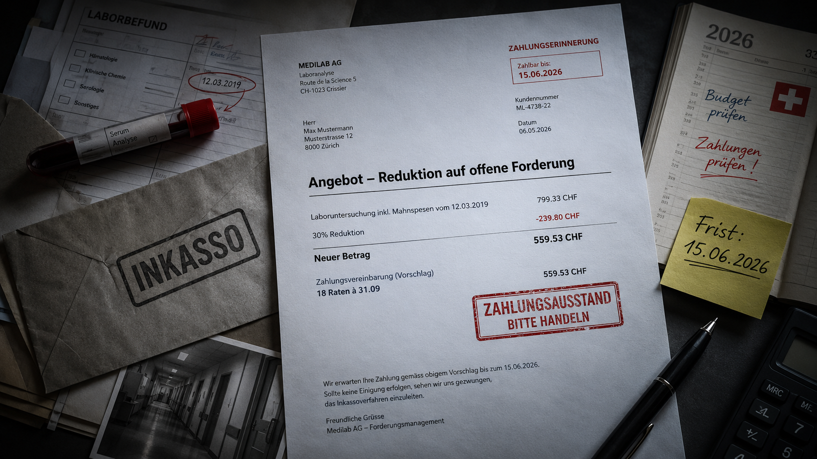 Intrum will Geld für Labor-Test von 2019